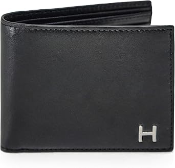 Hackett Hombres cartera de cuero h billfold Black : Amazon.es: Equipaje