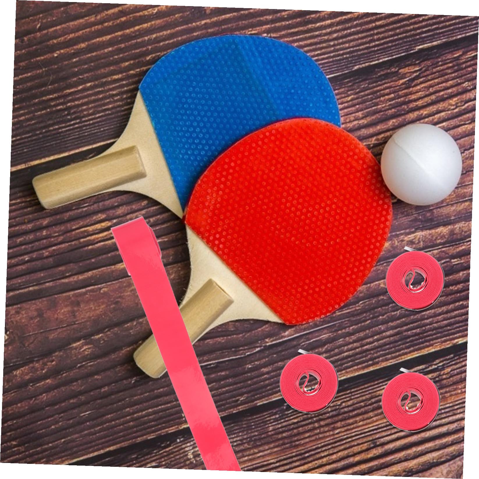 UPKOCH 60 Cintas Elásticas para Raqueta de Bádminton y Tenis Absorbentes y Antideslizantes Color Rojo Multifunción para Agarre Seguro en Deportes de Raqueta Paquete de 60 Unidades