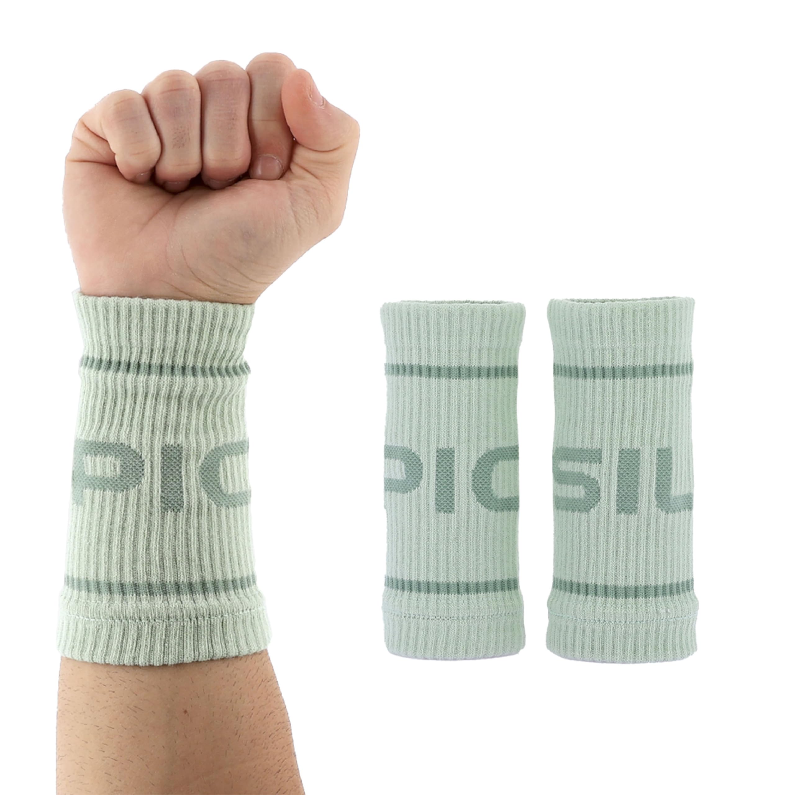 PICSIL - Muñequeras Deportivas de Algodón | Absorbentes y Transpirables | Ideales para Gym, Running y Tenis | Uso con Calleras | Diseño Unisex — view 13