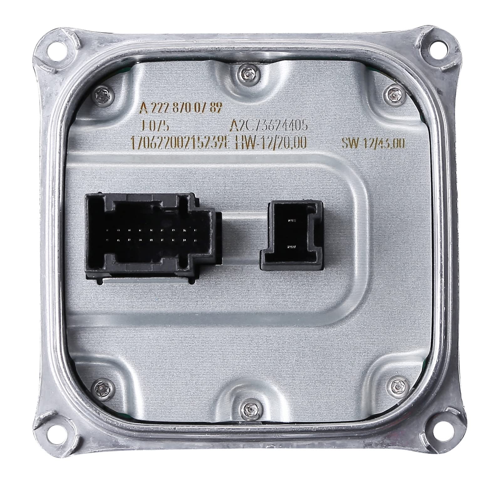 TukboTech 2 PCS A2228700789 Ballast Headlight Voltage Regulator Module Fit for Mercedes-Benz W205 W212 W222 E S Class - Replaces OE 2228700789, 222870078980, 447905180480