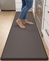 Vista 12 de DEXI Tapete de cocina acolchado antifatiga, extra largo, grande, cómodo, impermeable, de espuma viscoelástica, antifatiga, para escritorio, oficina