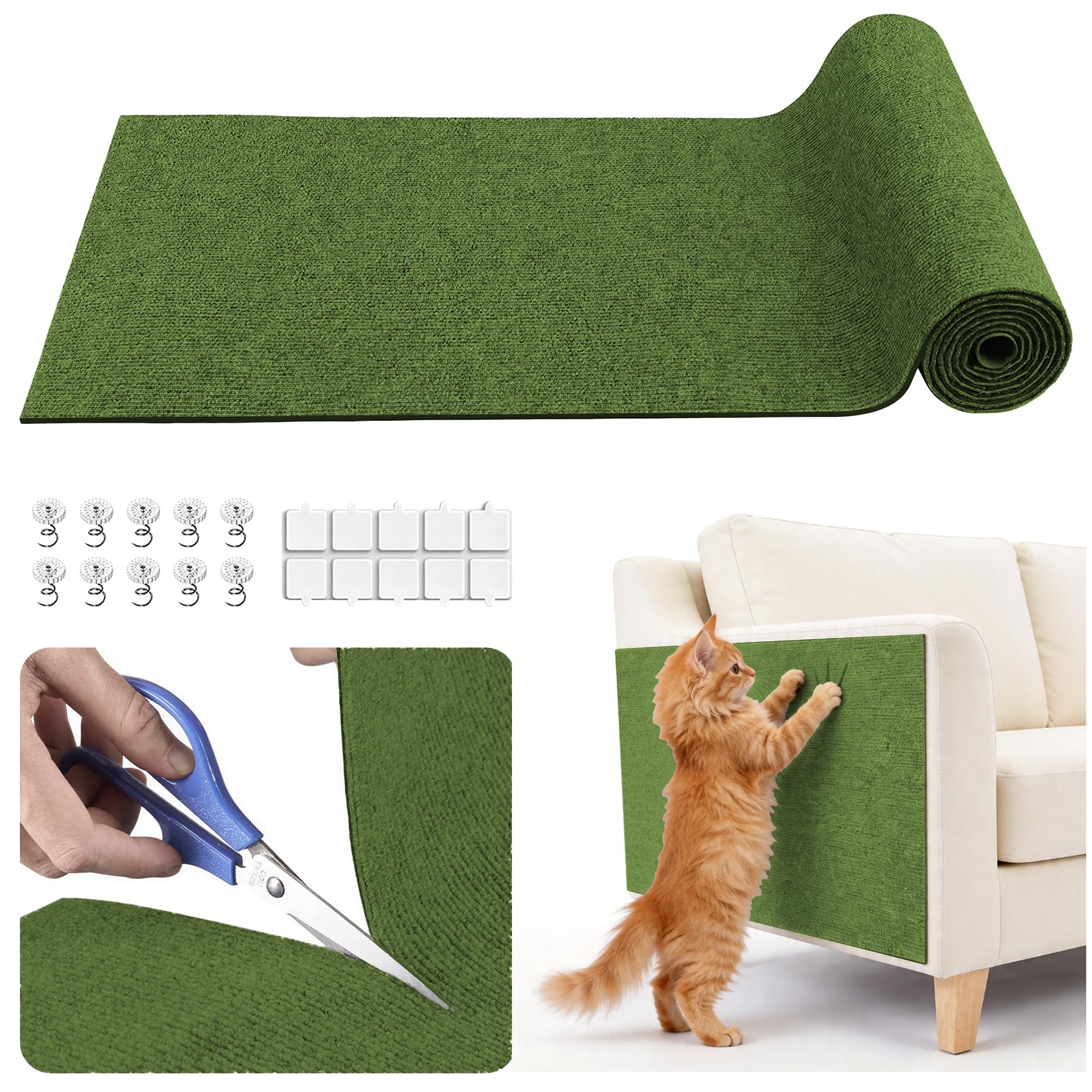Tapis de protection chat pour canapé contre les griffes