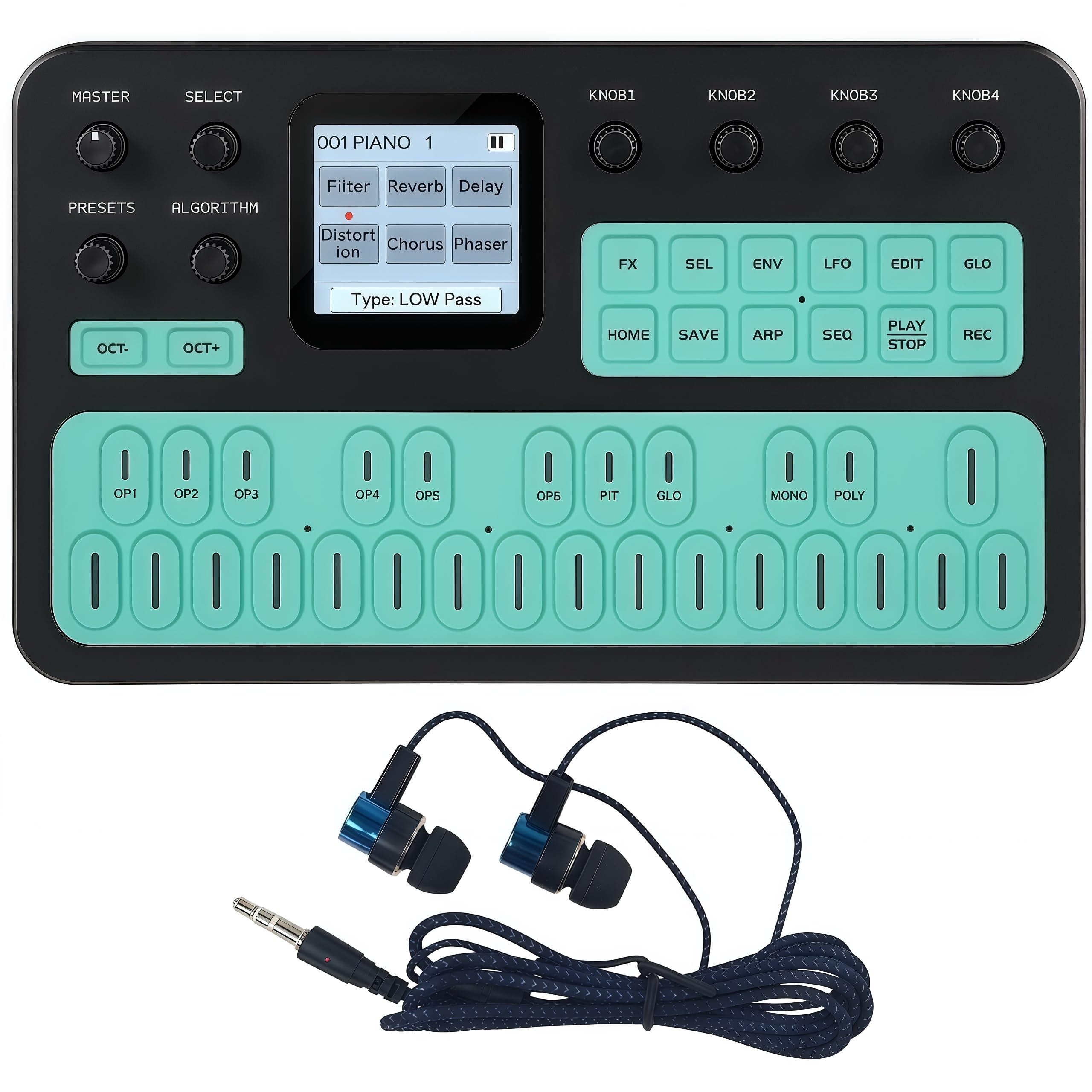 M-VAVE FM-1 シンセサイザー Amazon.com: M-VAVE FM-1 FM Synthesizer, Portable Digital
