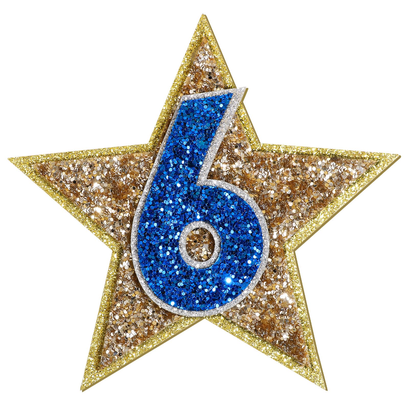 6th Birthday Badge for Boys, 6 Birthday Rosette Sixth Birthday Decoration