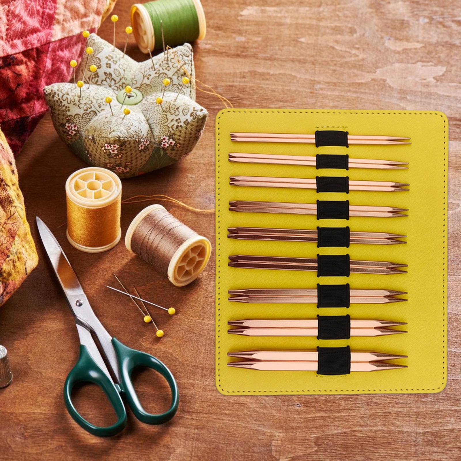 Rundstricknadel Set mit Etui und Zubehör, Größe von 3, 5 mm bis 8, 0 mm, Stricknadel, Häkelnadel, austauschbares Rundstricknadel Set