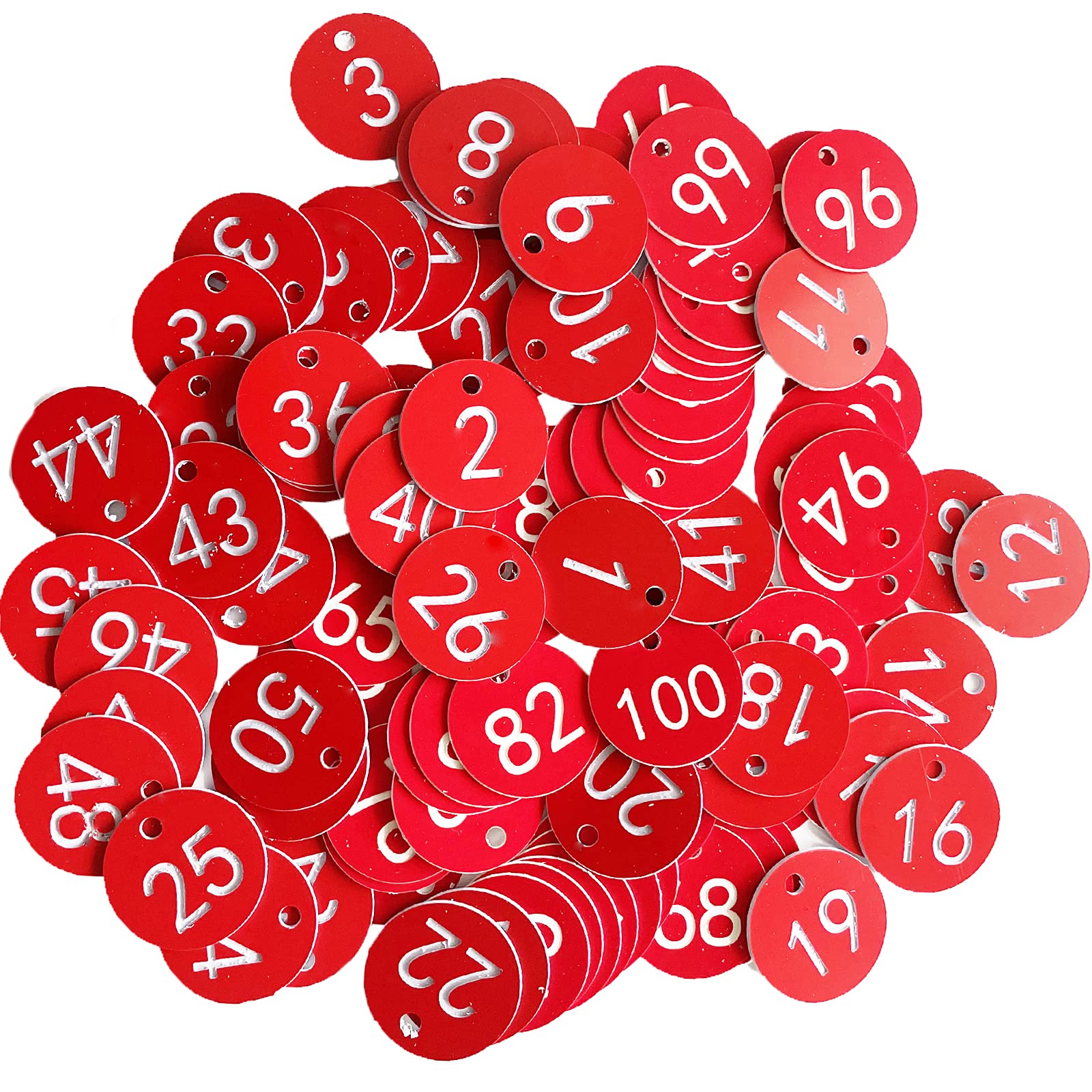 Amazon | A'sTool 番号札 プラスチック 番号タグ ナンバー札 ロッカー