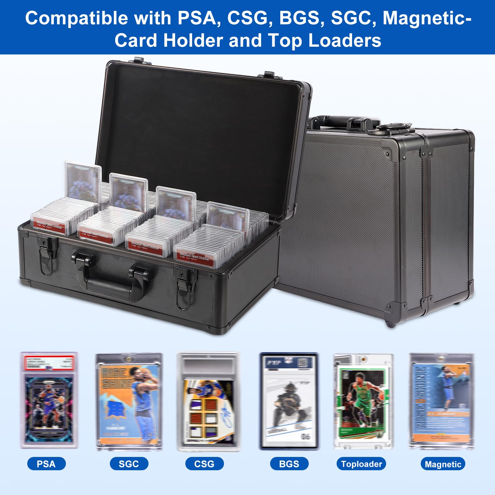 Amazon.com: EcoVibe Graded Card Storage Box, 4-Compartment