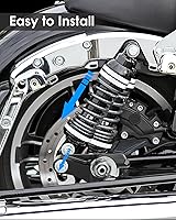 Vista 6 de Kit de bloques de bajada de 2 pulgadas para Harley Davidson Touring Road Street Electra Glide 2002-2023, bloques de bajada de golpe trasero