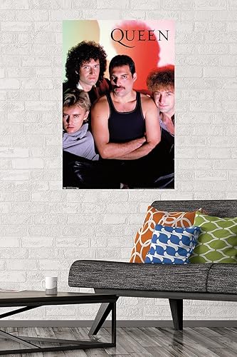 Miniatura 2 de Trends International Queen - Póster de pared en concierto, 22.375 x 34 pulgadas, versión premium sin marco