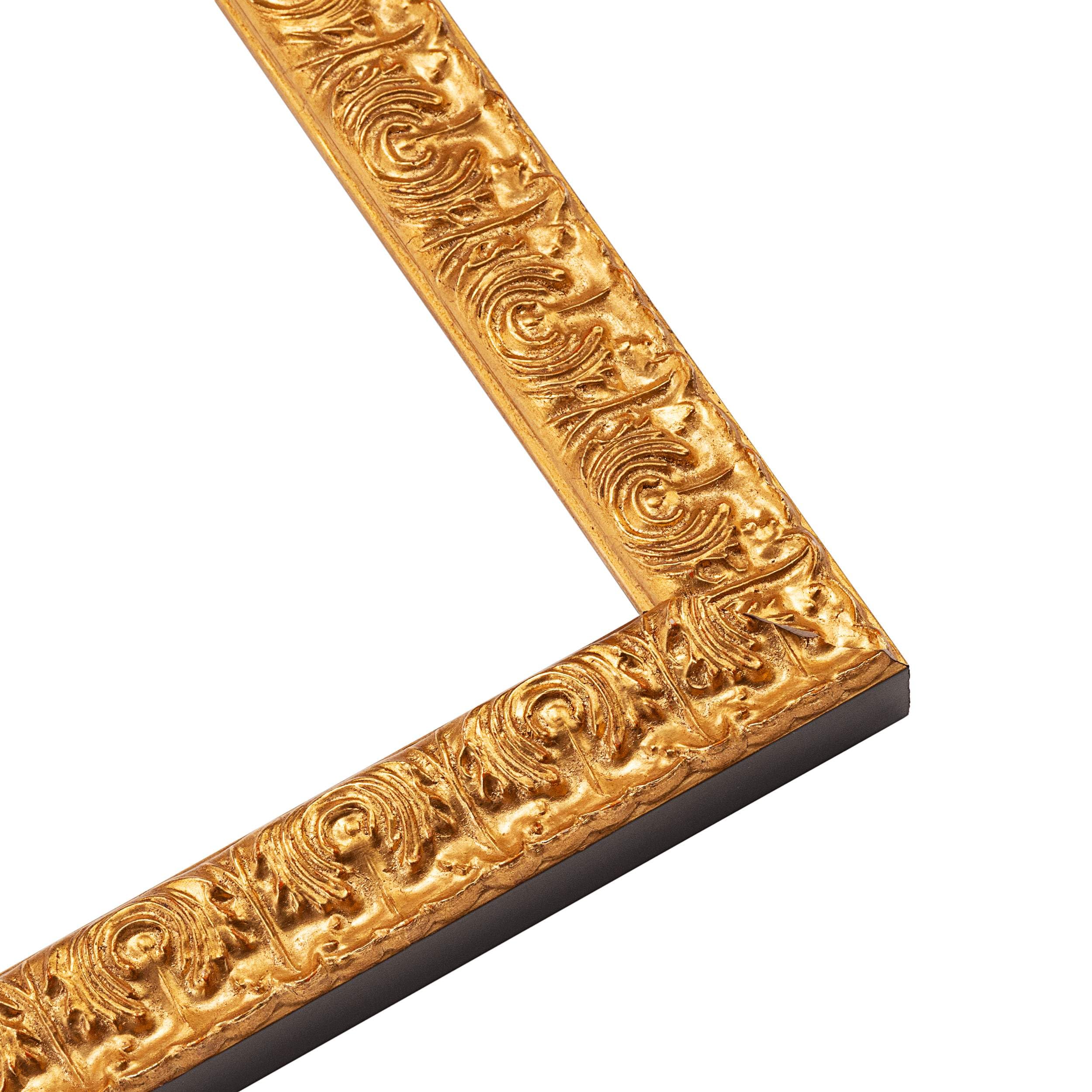 Amazon.com - 9x18 Frame Gold Real Wood Picture Frame Width 1 Amazon.com - 9x18 Frame Gold Real Wood Picture Frame Width 1