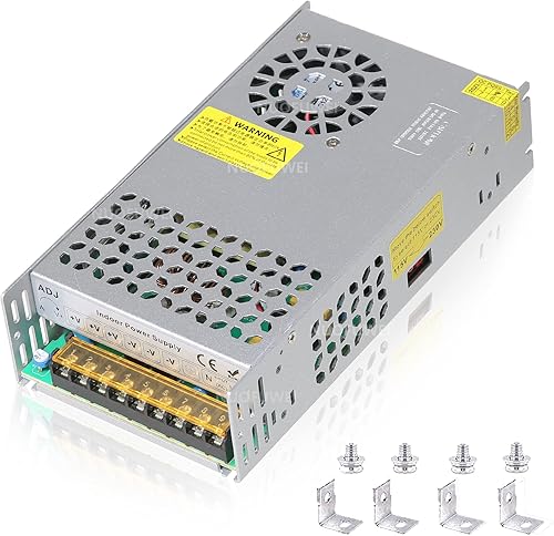 Miniatura 1 de Nueva versión DC 12V 30A 360W Fuente de alimentación 110V AC a 12V DC Convertidor Adaptador de fuente de alimentación 12V 30A 360W Transformador de