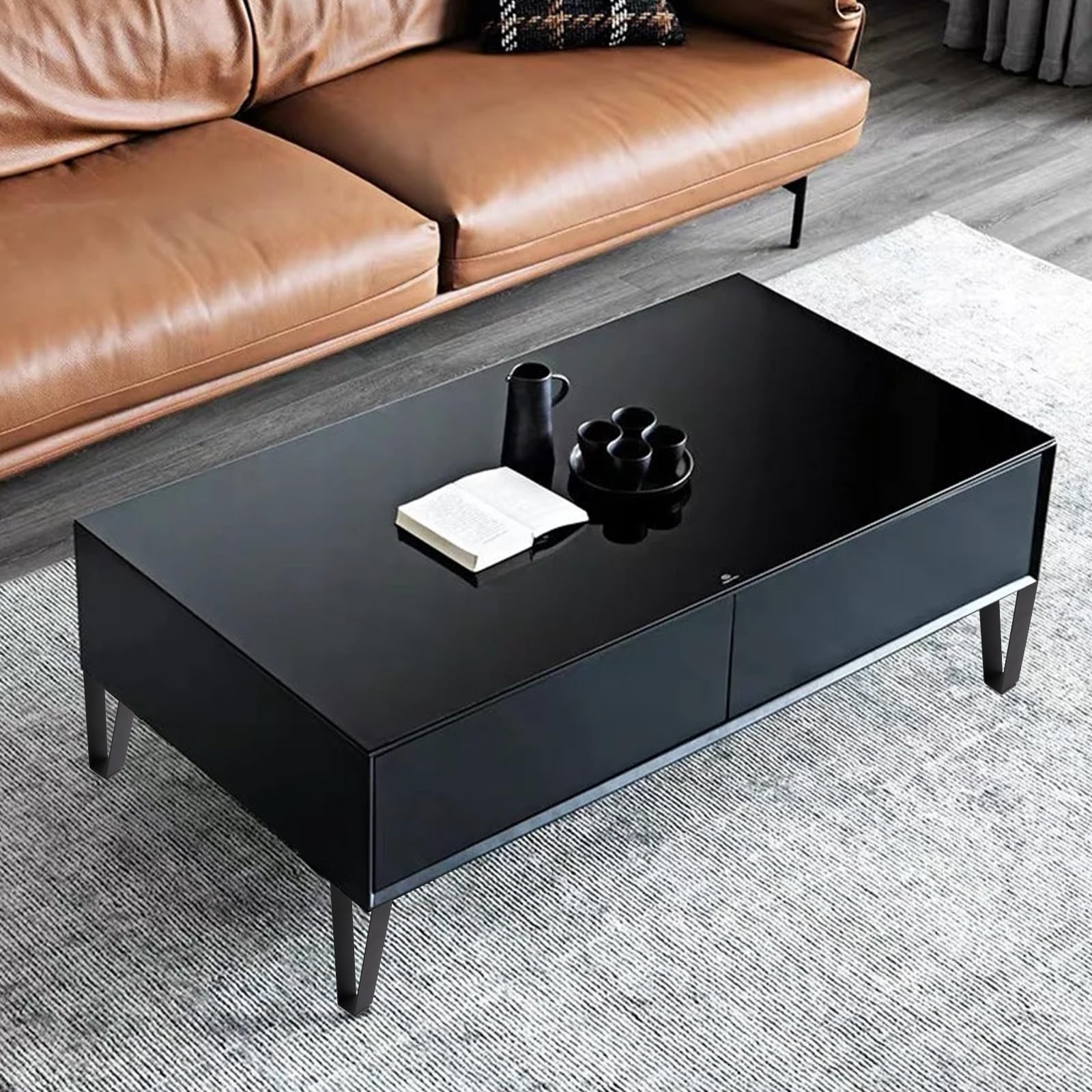 Set 2 Gambe Per Tavolo Trapezoidali 70x5x72 Cm Con 6 Fori E 12 Viti In - 5