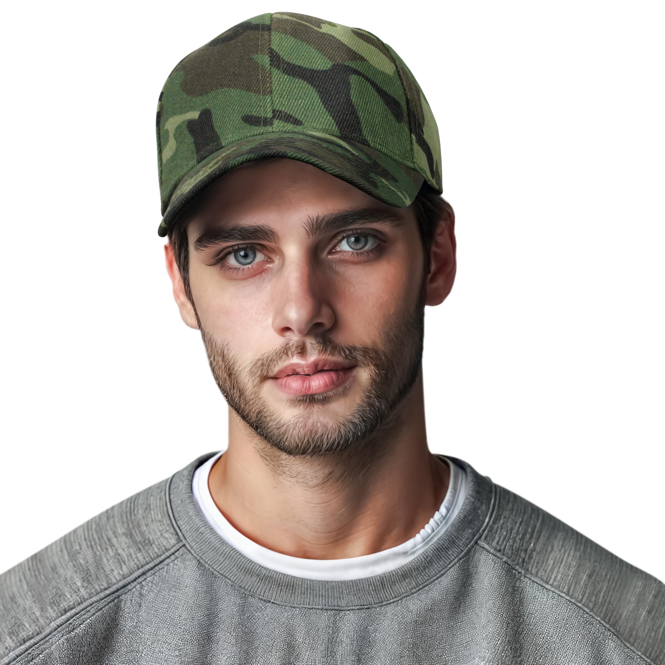 Stylish Military Commando Force Caps with Adjustable Strap for Men's, Boy's Baseball Caps, Force Caps, Army Caps for Men's (Free Size)-image-22