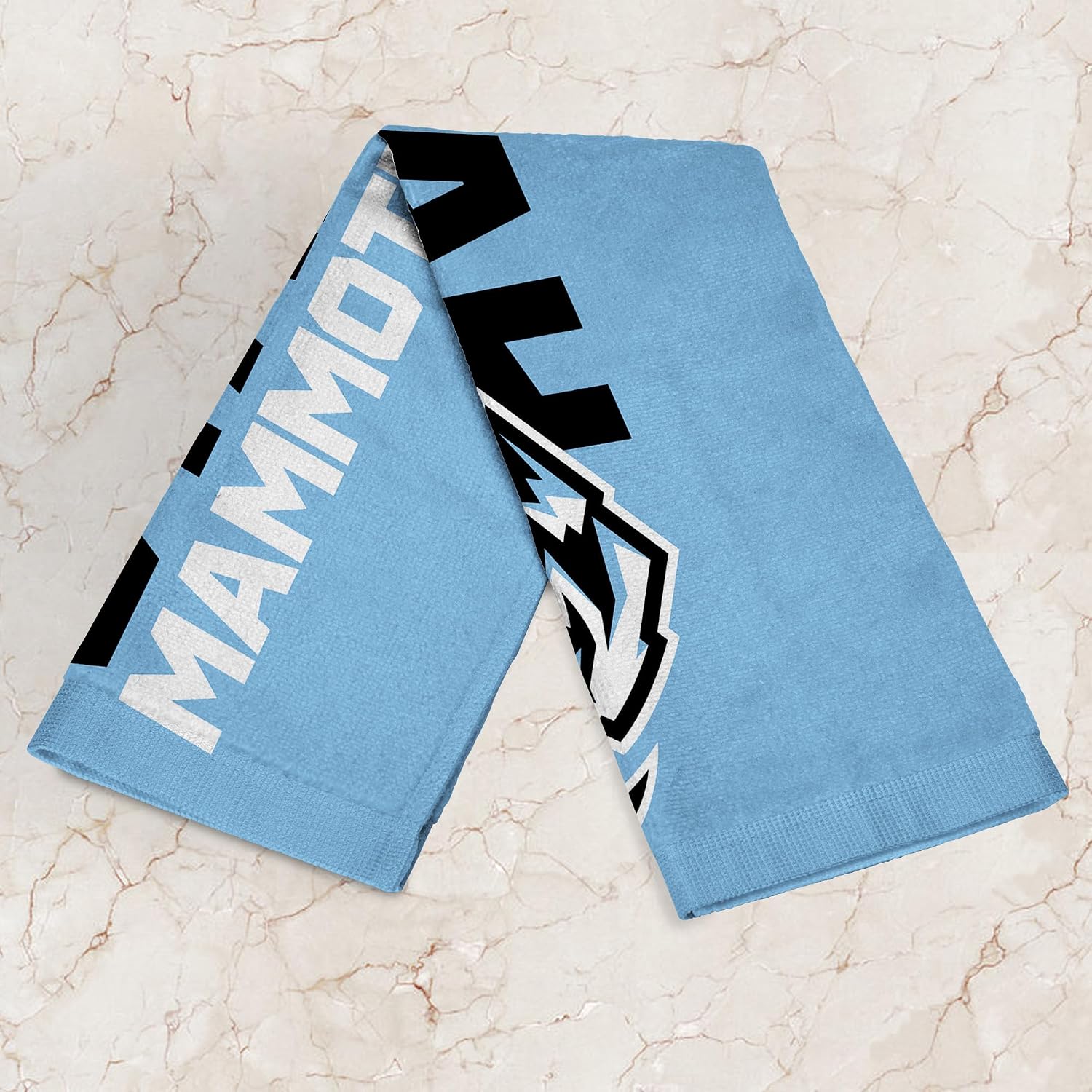 Northwest NHL Utah Mammoth Logo Fan Towel 2 Pack, Lightweight Game Day Set, Stadium Sideline Gym Travel Accessory, 16 x 25 Inch image 3