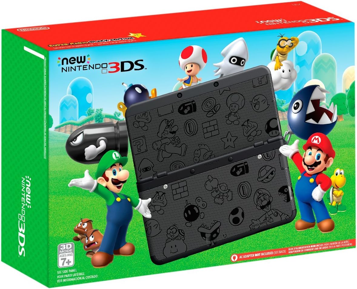 Nintendo New Nintendo 3DS Super Mario Black Edition - Nintendo 3DS (Renewed)