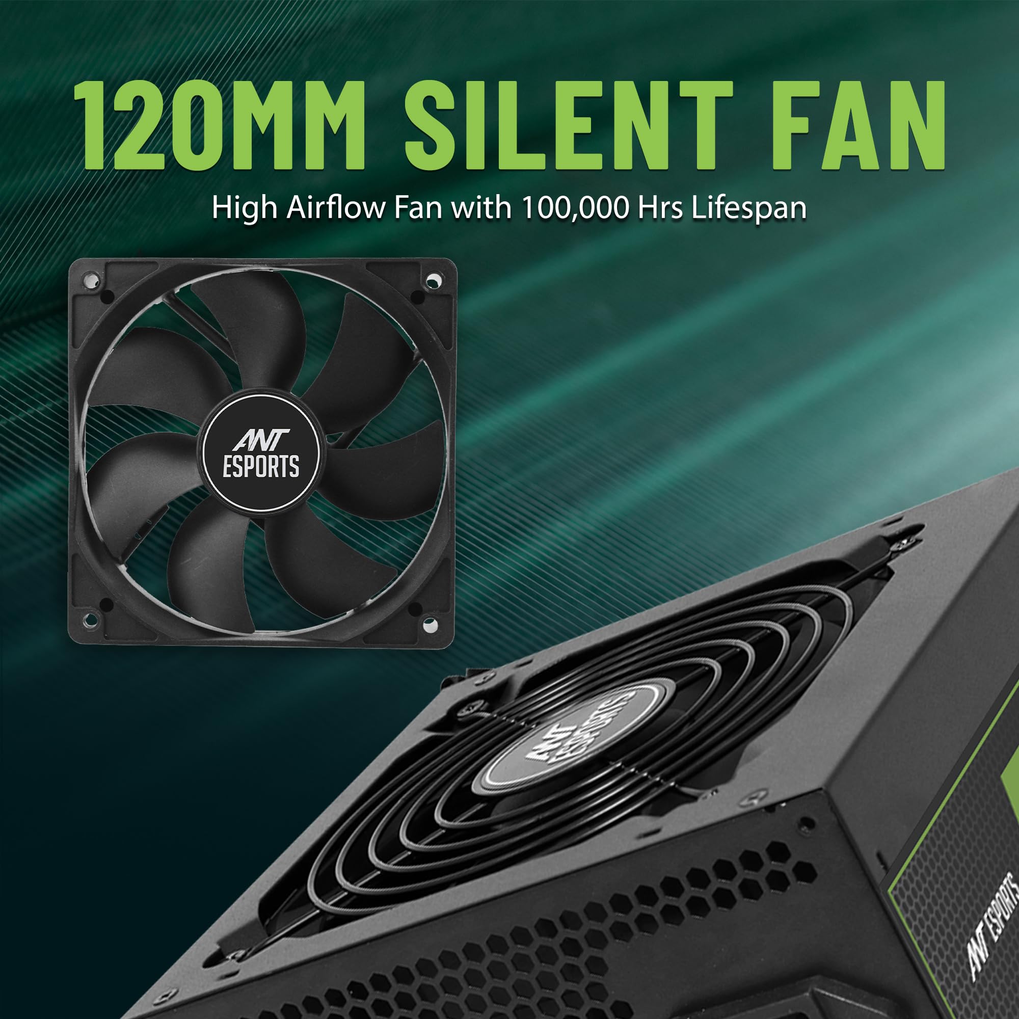 Ant Esports VS650L Gaming PSU - 650W Silent Power -3