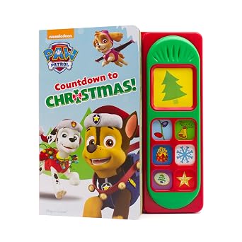 Nickelodeon Paw Patrol - Countdown to Christmas Sound Book - PI Kids Play-A-Song
