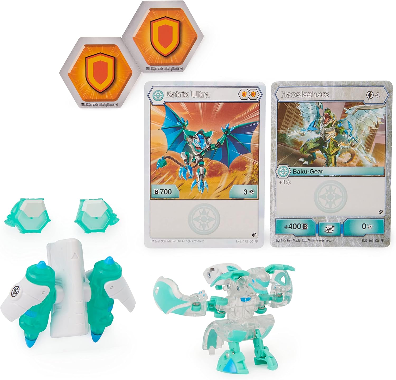Bakugan Ultra, Batrix with Transforming Baku-Gear, Armored Alliance 3-inch Tall Collectible Action Figure, Kids Toys for Boys
