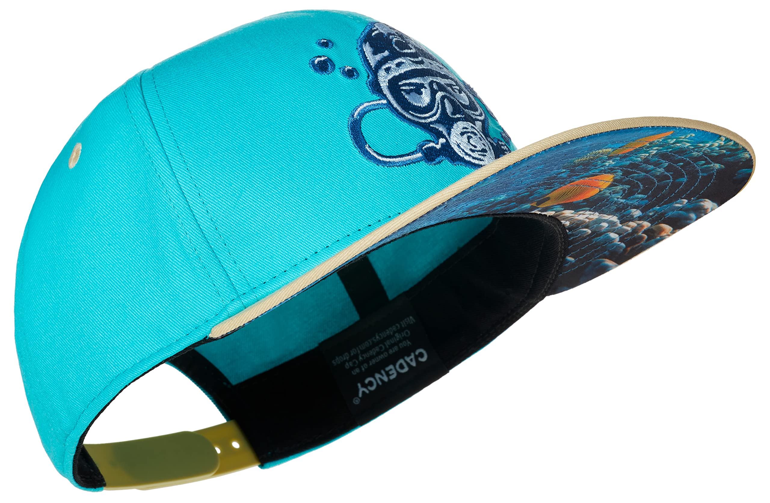 Cadency® Driver - Gorra snapback para hombre y mujer, color turquesa, unisex, talla ajustable, turquesa, Talla única
