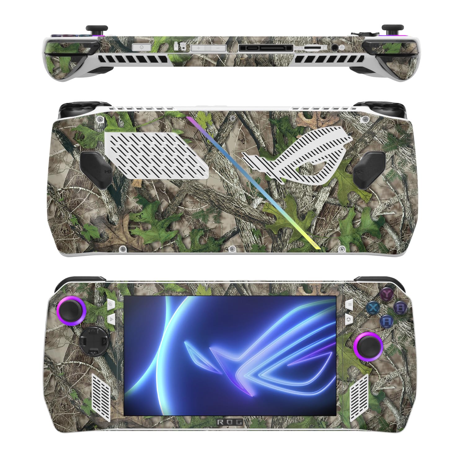 MightySkins Skin Compatible with Asus ROG Ally - HTC Green | Protective, Durable, and Unique Vinyl Decal wrap Cover | Easy to Apply, Remove, and Change Styles