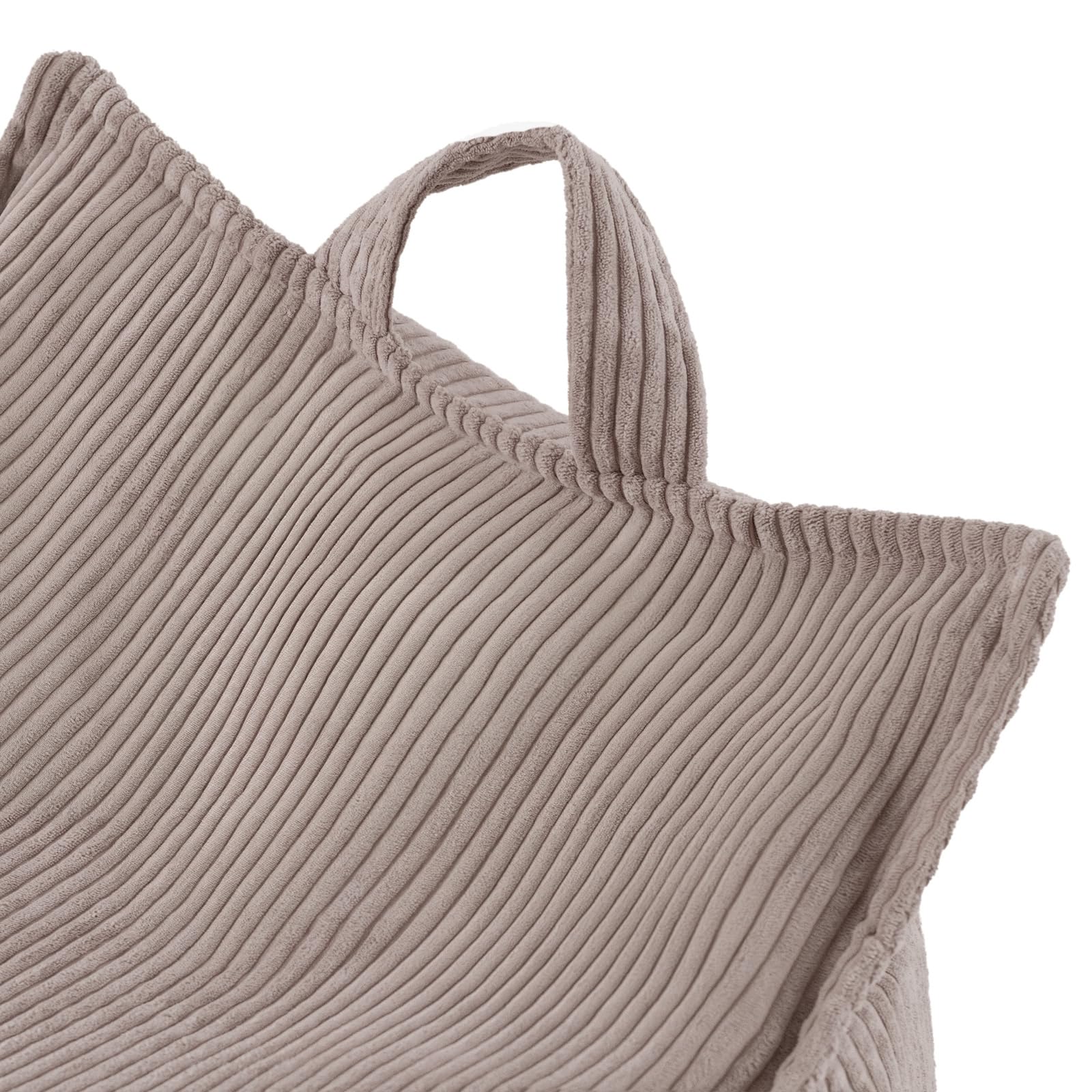 MISIOO Pouf Poltrona Boucle e Corduroy 77 x 67 x 50 cm - Elegante Poltrona Camera da Letto - Arredamento Casa Perfetto - Design Moderno e Confortevole
