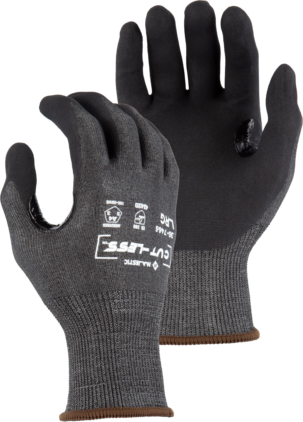 Majestic 35-7465/XS Cut-Less Korplex Glove with Foam Nitrile Palm