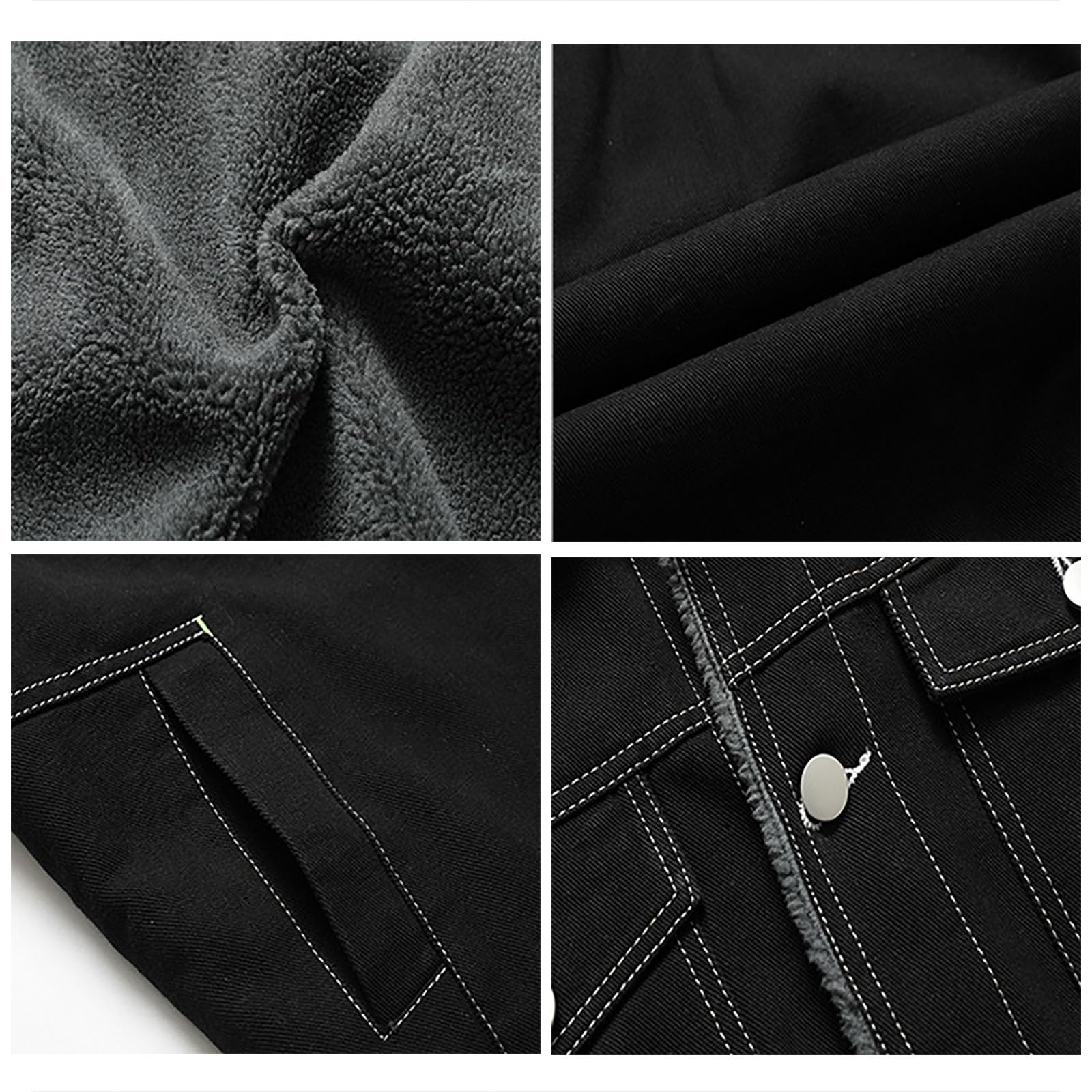 Genérico Chaqueta Vaquera Hombre, Camisa De Mezclilla De Hombre, Impresión Manga Larga Slim Fit Talla Grande Sin Capucha Chaqueta Color Sólido Casual Retro Moda Abrigo para Estilo Trabajo Ligero