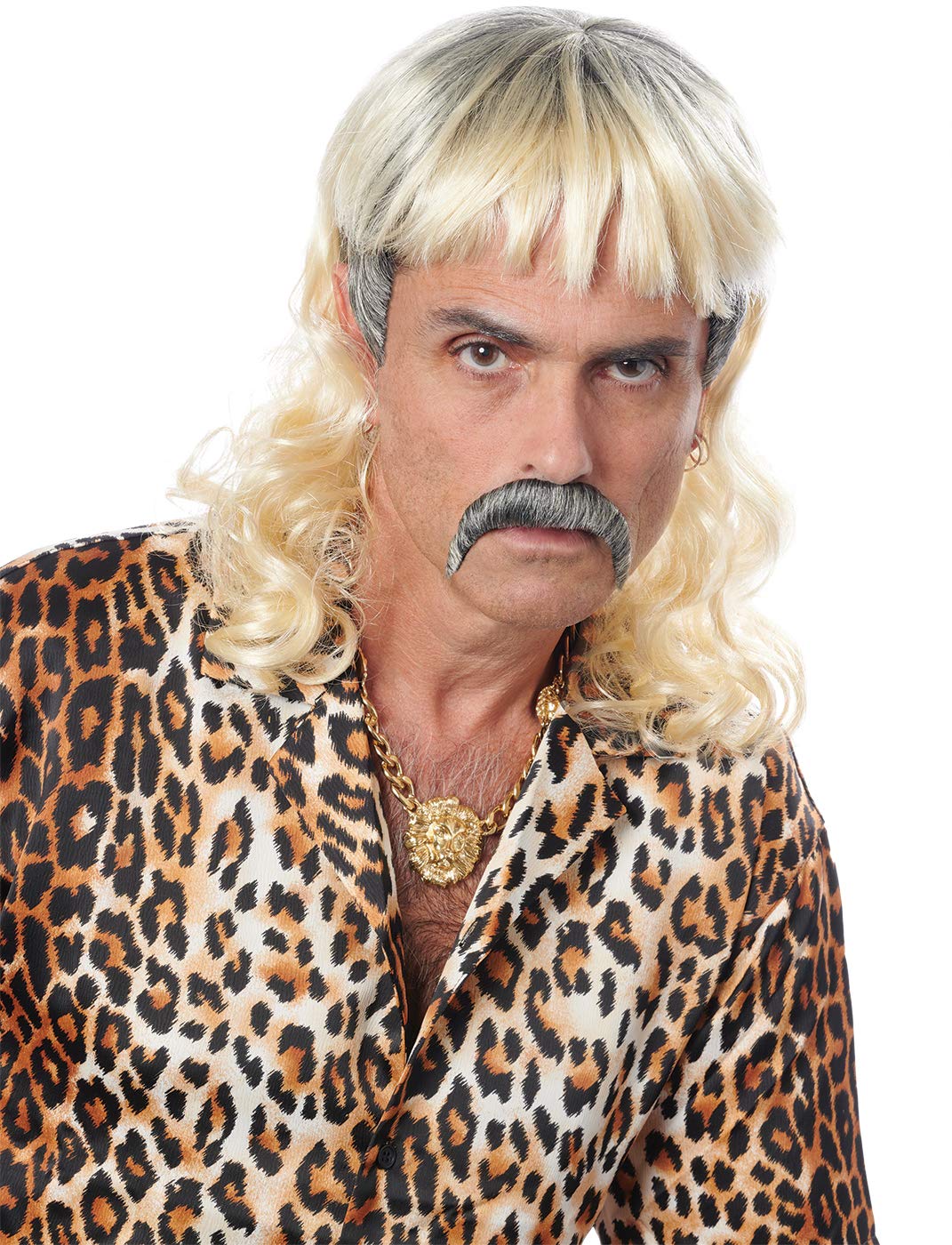 costume culture Tiger Mullet Wig & Moustache