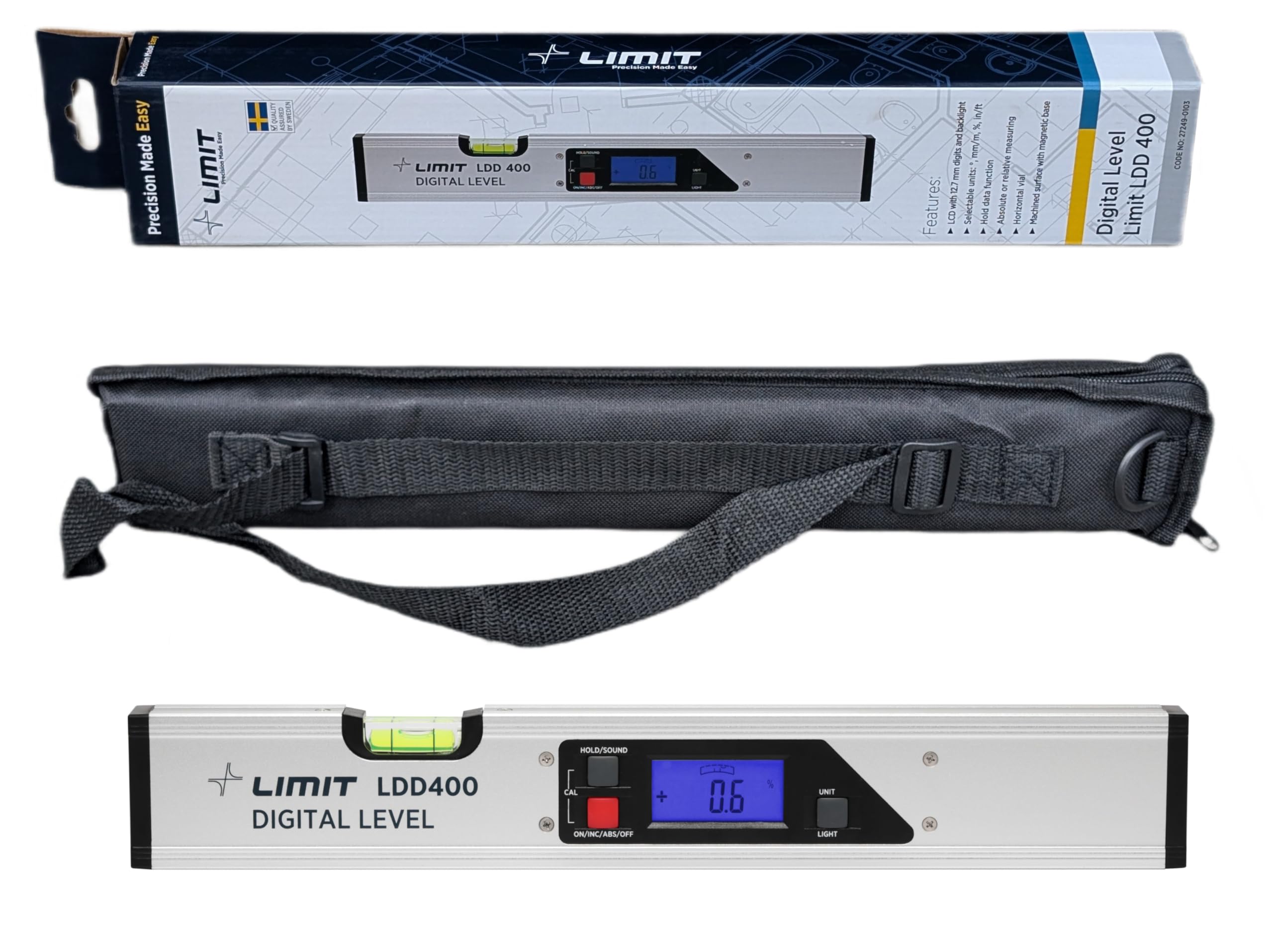 Limit Ldd Digital Level 400 - 400 mm, Multicoloured