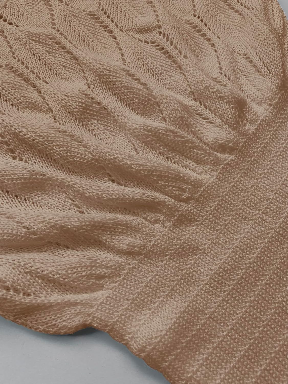 Womens Crochet Elastic Waist Beach Dresses Summer 2025 Scoop Neck Cap Sleeve Bathing Suit Cover Up Mini Dress - Image 7