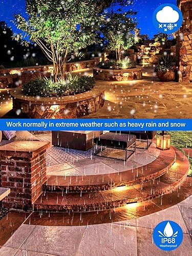 Miniatura 3 de Luces de pared de contención de 5 W, 7 pulgadas, iluminación LED de paisaje de bajo voltaje, luces de pavimentadora de paisaje de 12 V 24 V, luces