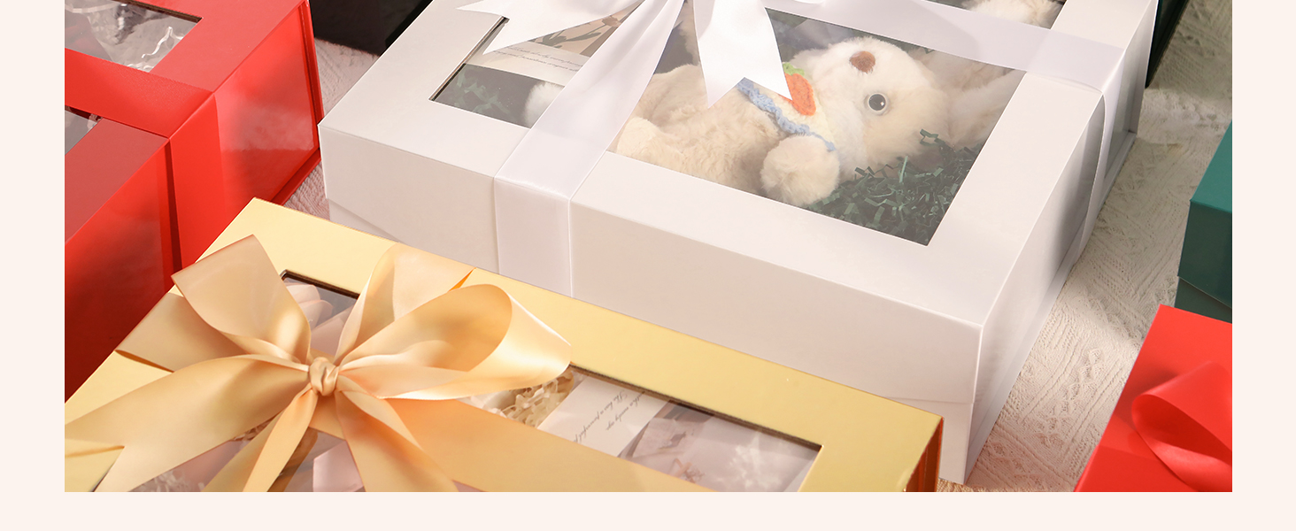 Amazon.com: PACKQUEEN Extra Large Red Valentine's Day Gift Box