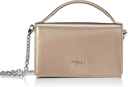 Furla SpLENDIDA MICRO BAG Shoulder Bag, Women's, TAUPE METAL