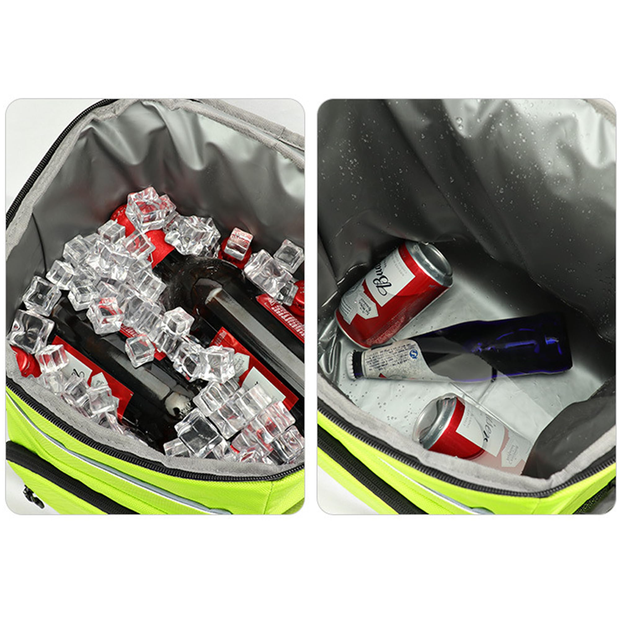 Zaino Pic Nic Termico Borsa Frigo 30L Borsa Termica da Viaggio Portatile per Picnic, Campeggio e Spiaggia (Nero)