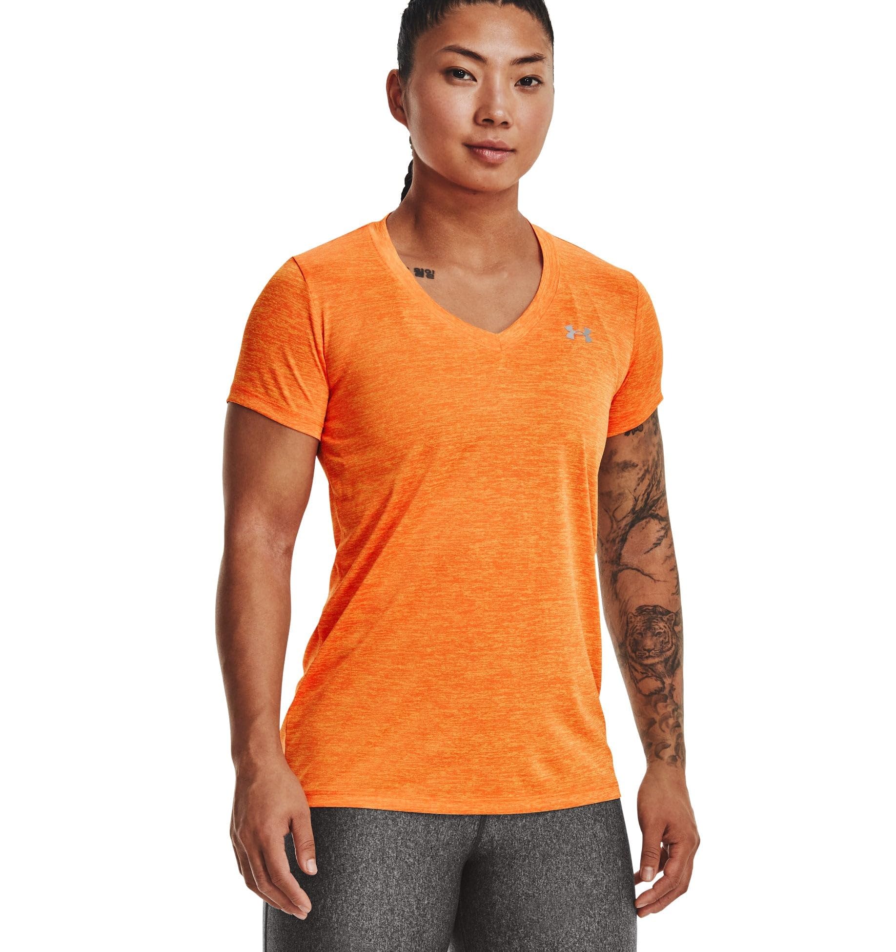 Under Armour Women's UA Tech™ Twist V-Neck Short Sleeve Tech SSV- Twist Mujer (Pack de 1) — view 131