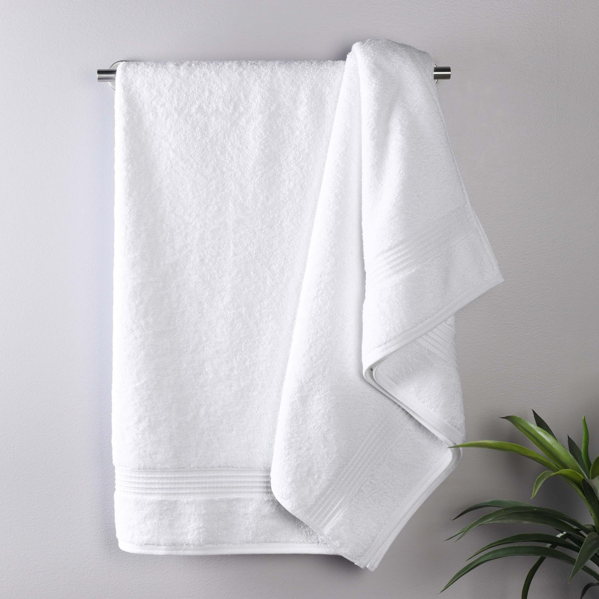 Superior Egyptian Cotton Bath Towel Set, Home Bathroom Towels, Master, Guest Bath, Decor Essentials, Quick Dry, Absorbent, Large Body Towels, Spa,