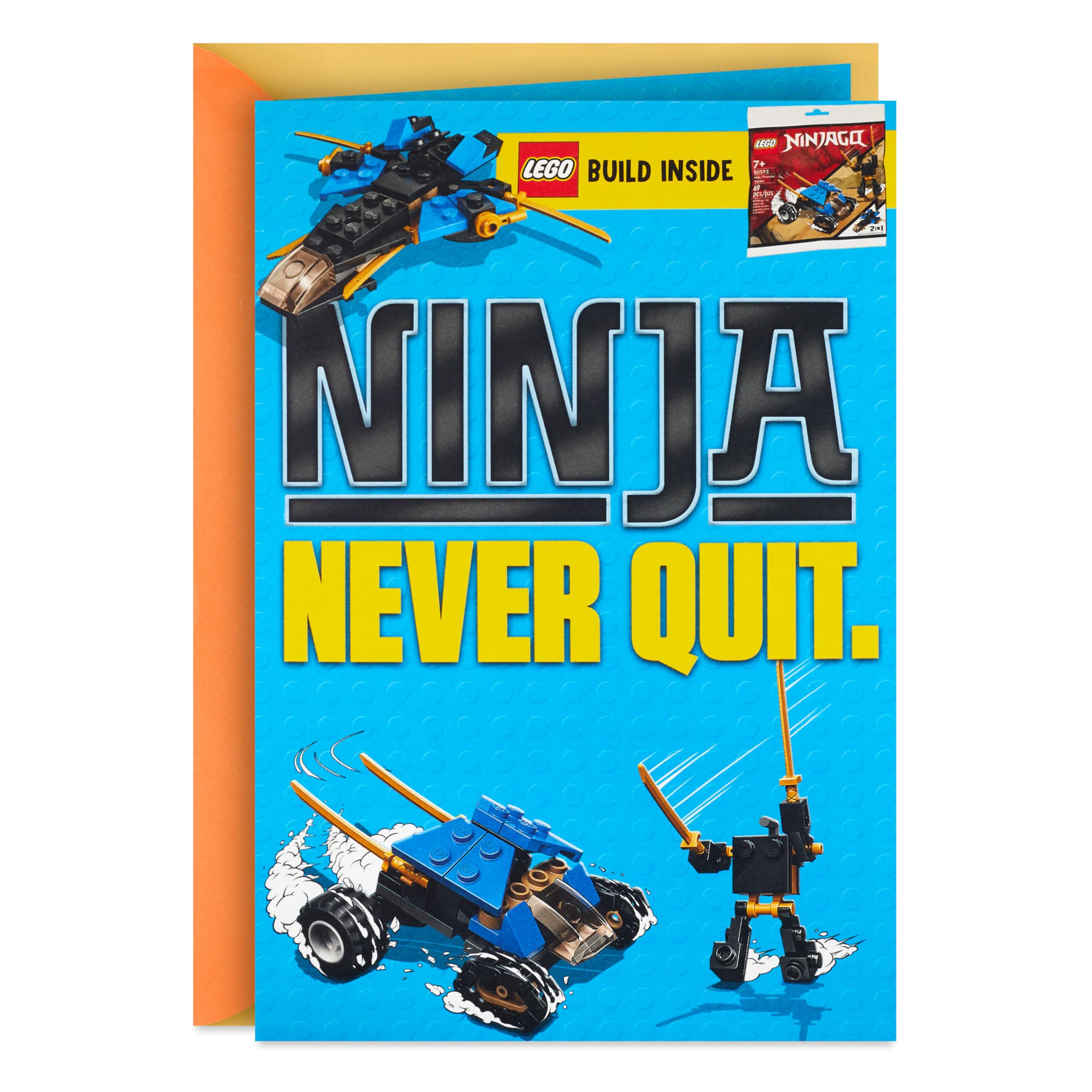 Amazon.com : Hallmark Birthday Card for Kids with Legos (Ninjago