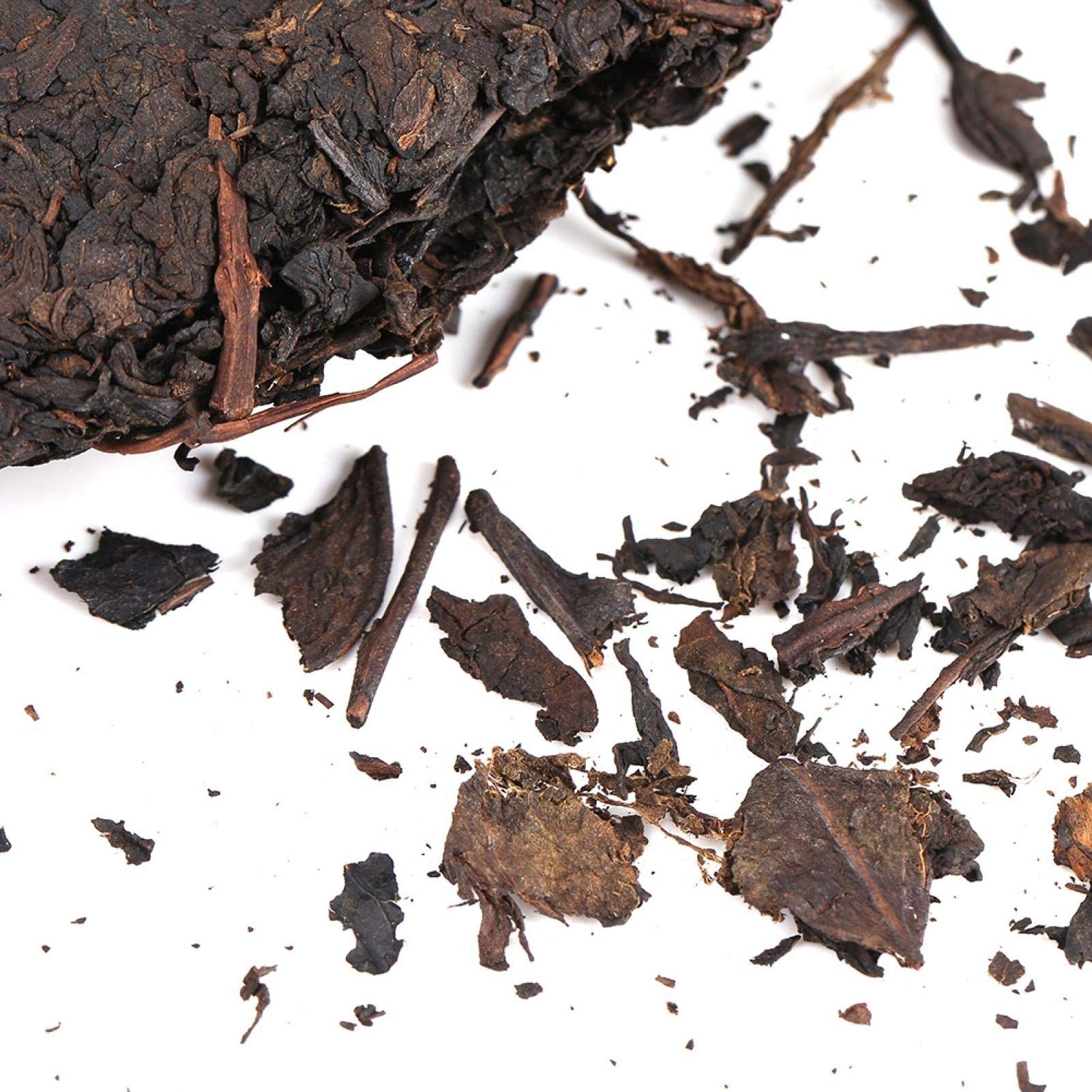 Fydun PU-Erh Tea PU-er Tea Chinese Yunnan Pu'erh Cake Pastel de té cocido Raw Puerh Raw Puerh Tea para Familiares Amigos Regalo 357g