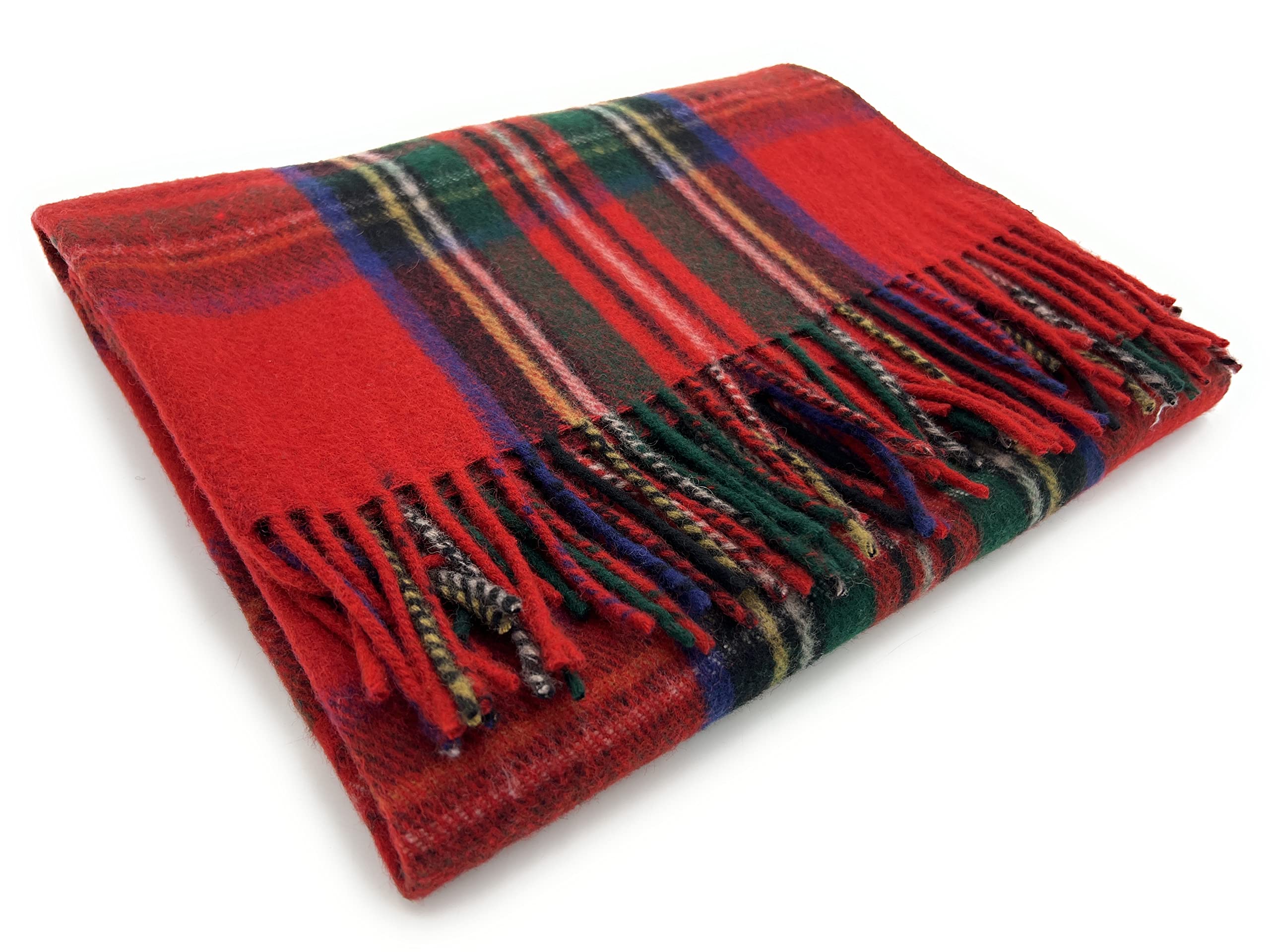 Tartan Tweeds Royal Stewart Tartan Knee Travel Rug Blanket Wool (Royal Stewart)