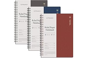 EMSHOI Vibrant Lined Journal Spiral Notebook: A Writing Canvas Unleashed