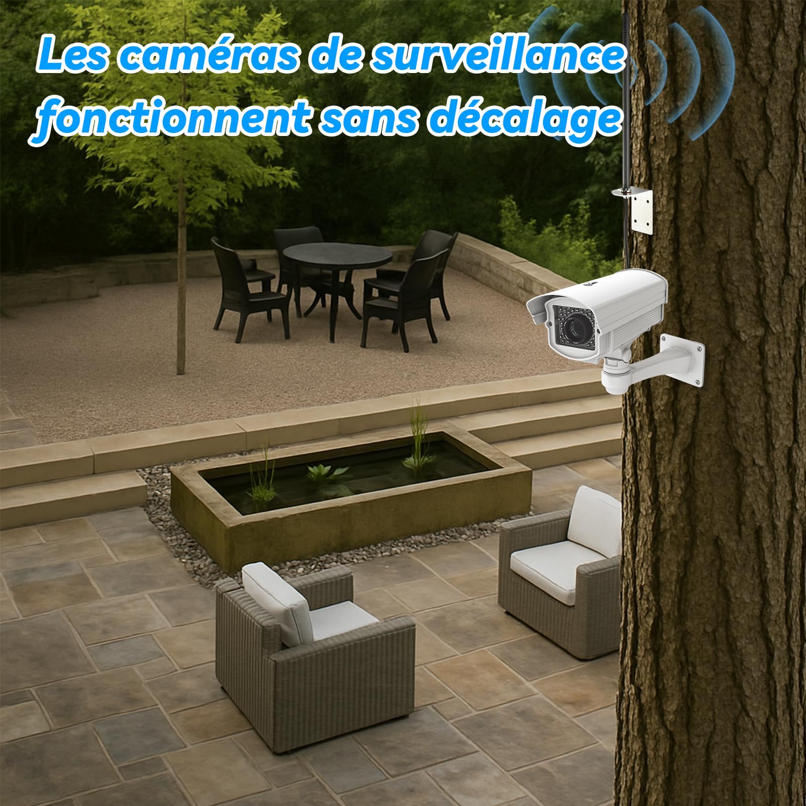 Antenne Extérieure Murale 4G LTE Antenne Cellulaire Omnidirectionnelle Câble RG58U 3M, Connecteurs SMA Mâle et RP-SMA Mâle pour Routeur 4G LTE, Passerelle, Modem, Caméra de Chasse Cellulaire