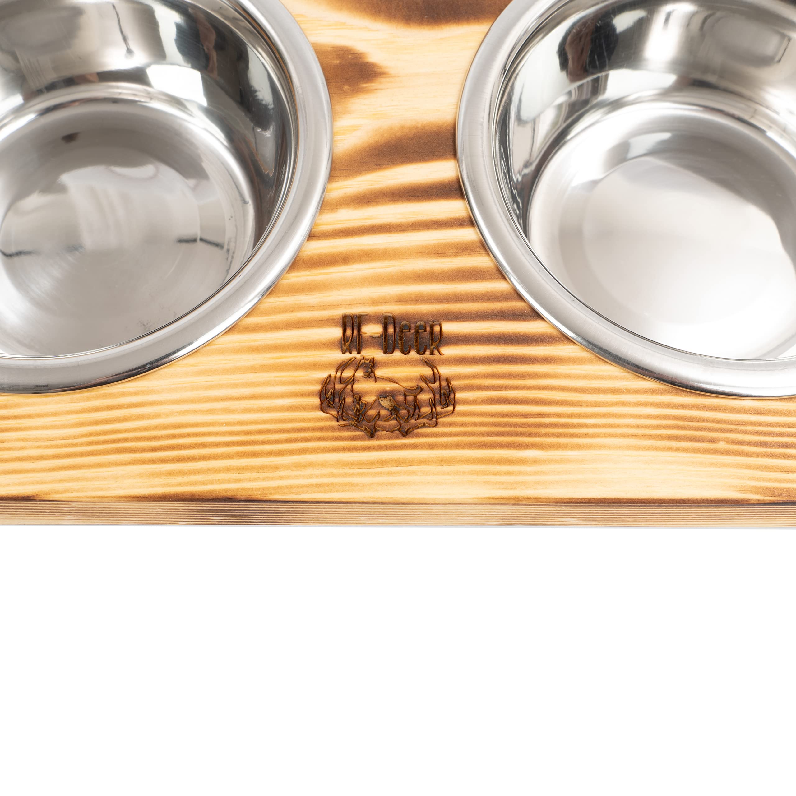 Mangiatoia per cani e gatti Comodità di mangiare Bel design Prodotto naturale ed ecologico Facile da pulire 35x18x7 cm Piccolo
