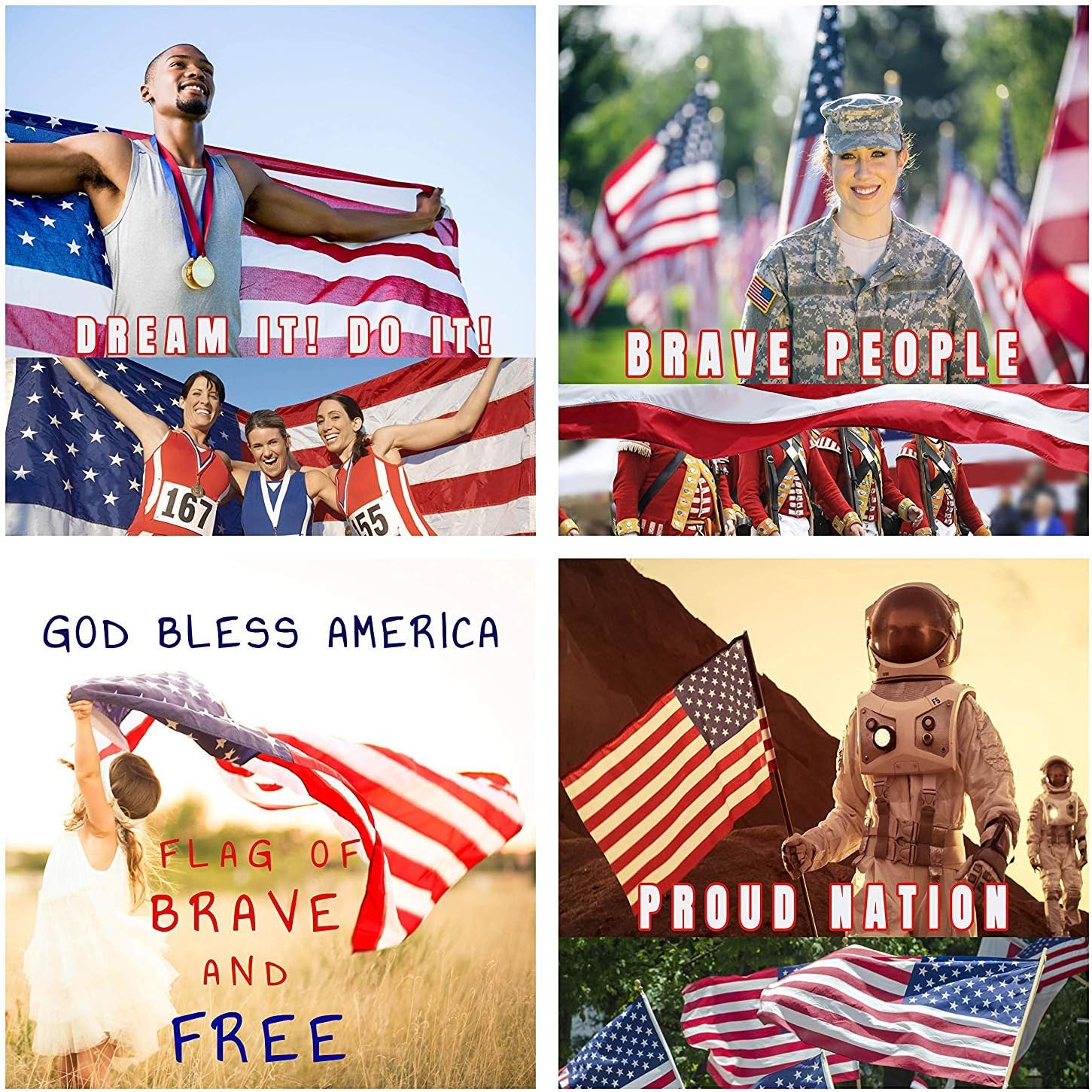 G128 American Flag 10x15 ft USA US Flag Embroidered Stars Sewn Stripes Brass Grommets Durable Indoor Outdoor Use : Patio, Lawn & Garden