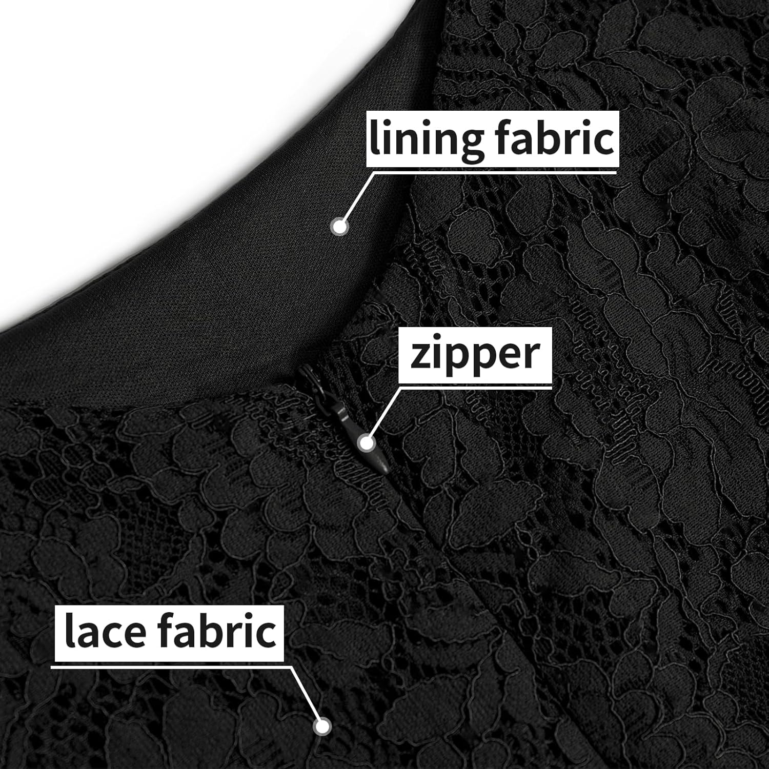 Wedding Guest Cocktail & Formal Dresses for Women - Lace Sequin Prom Evening Dress - Image 5