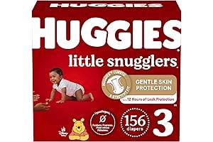 Huggies Little Snugglers Baby Diapers: Size 3, 156 Count