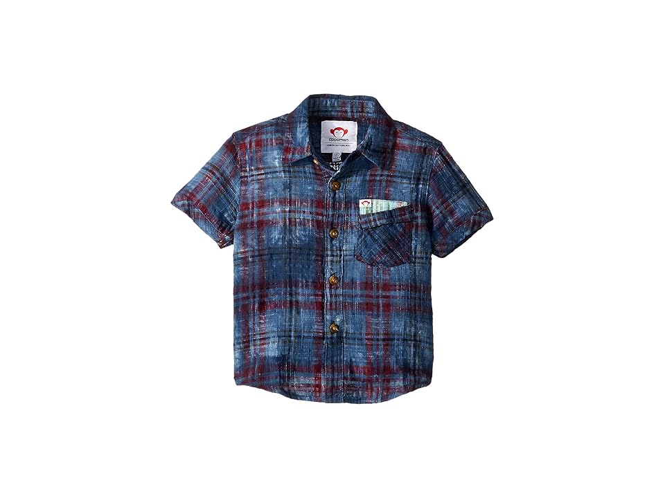 

Appaman Kids Mossman Shirt (Toddler/Little Kids/Big Kids) (Deep Water Plaid) Boy's Clothing, Multi