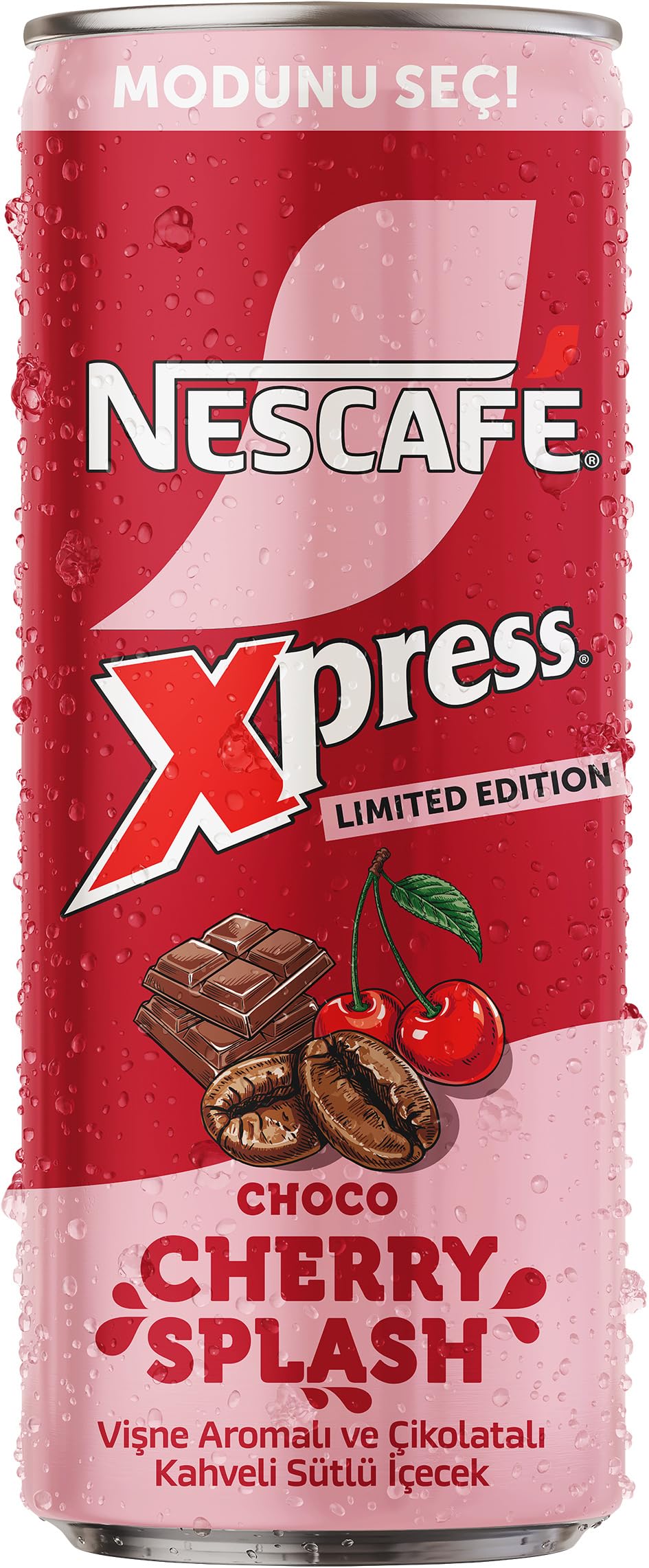 Nescafé Xpress Choco Cherry Splash Soğuk Kahve 250 ml