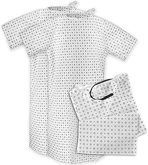 Professional Lab Coat for Women Men, Belted 36" Long White Lab Coat for Science Medical Doctor Nurse Student