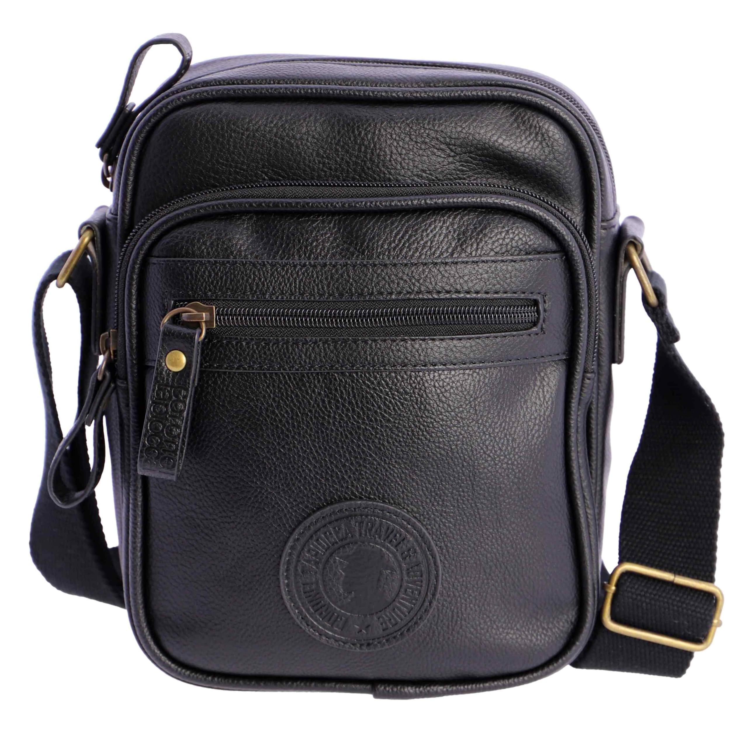 Coronel Tapiocca Bolso de mano para hombre, Men’s Handbag, Black, Normal