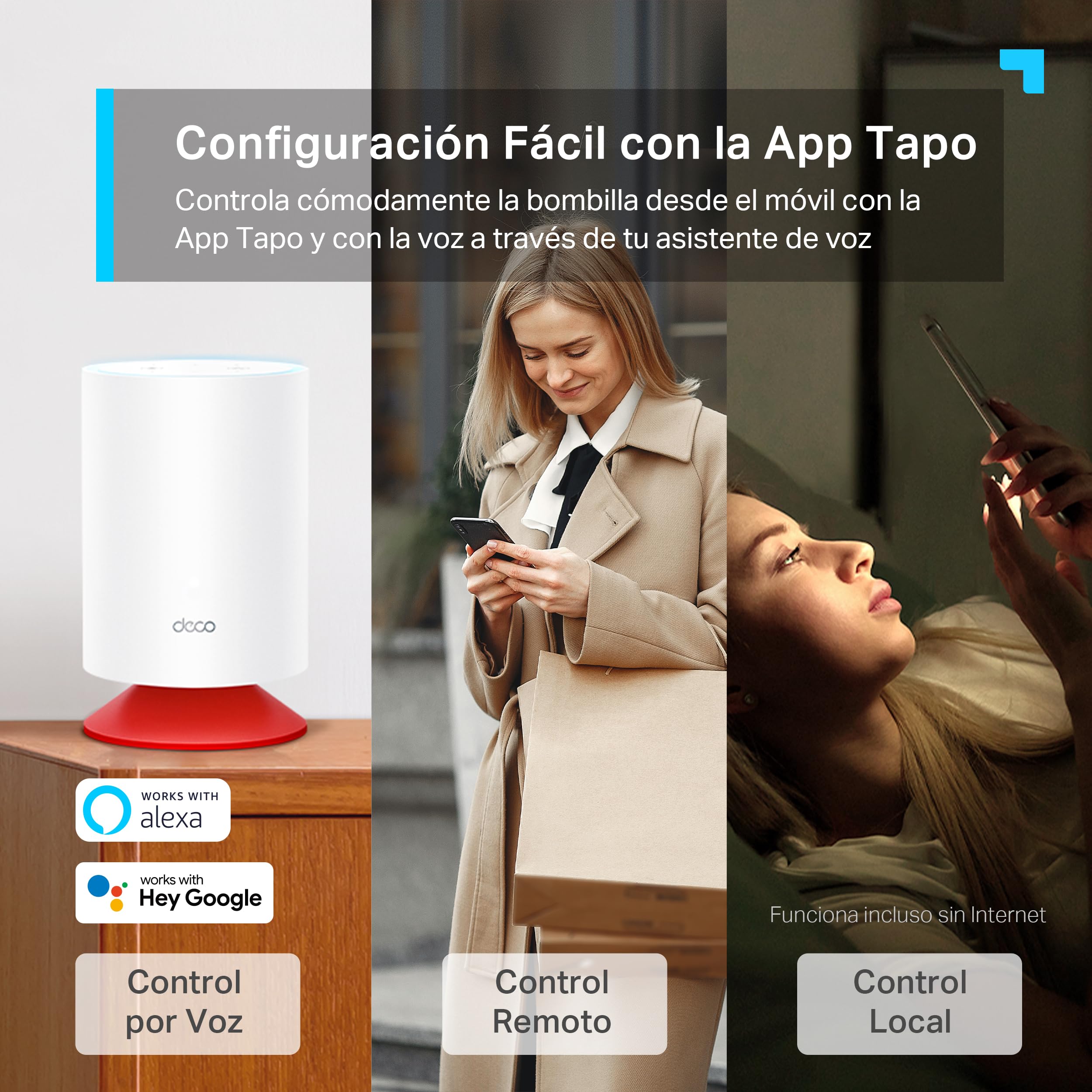 Tapo P110 – Mini Enchufe Inteligente Wi-Fi (con monitoreo de energía), programación Encendido/Apagado, Ahorro de energía, Compatible con Alexa y Google Home - 5